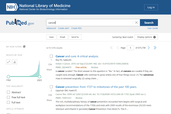 Pubmedの使い方-2