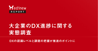 大企業のDX進捗に関する実態調査|DXの認識レベルと課題の把握が推進のポイントに