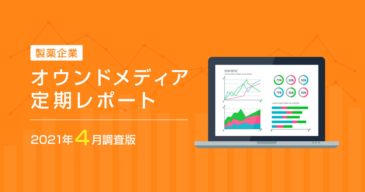 製薬企業オウンドメディア定期レポート2021年4月版