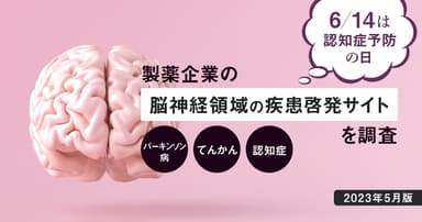 6/14は認知症予防の日- 製薬企業の脳神経領域の疾患啓発サイトを調査
