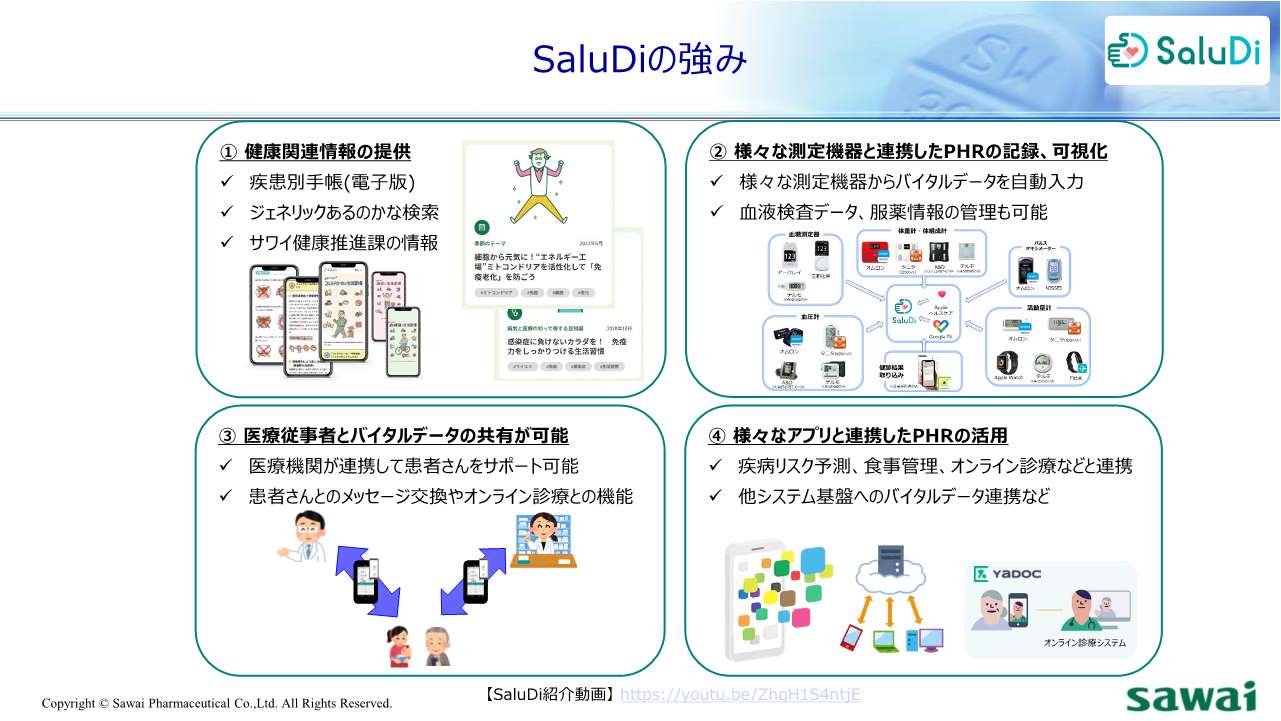 2023.7.29 沢井製薬（株）PHRアプリ「SaluDi」資料2