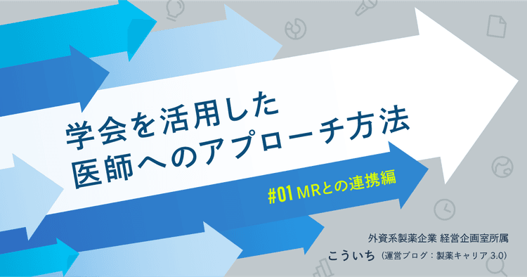 学会を活用した医師へのアプローチ方法<MRとの連携編>