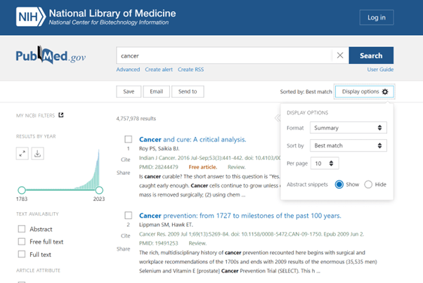 Pubmedの使い方-3