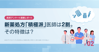 新薬処方「積極派」医師は2割。その特徴は?